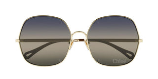 Chloé CH0282S women Gold Squared Sunglasses