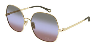 Chloé CH0282S women Gold Squared Sunglasses