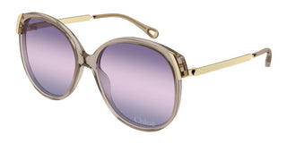 Chloé CH0285S women Brown Squared Sunglasses