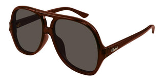 Chloé CH0289S women Brown Pilot Sunglasses