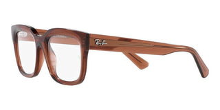 Ray-Ban CHAD RX 7217 unisex Brown Geometric Eyeglasses