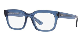 Ray-Ban CHAD RX 7217 unisex Blue Geometric Eyeglasses