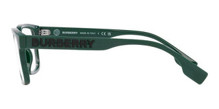 Burberry CHARLIE BE 2379U men Green Geometric Eyeglasses