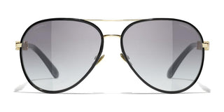 CHANEL CH 4284B women Gold Pilot Sunglasses