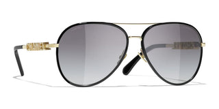 CHANEL CH 4284B women Gold Pilot Sunglasses