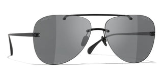 CHANEL CH 4285T women Black Pilot Sunglasses