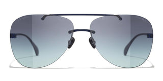 CHANEL CH 4285T women Blue Pilot Sunglasses