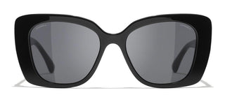 CHANEL CH 5422B women Black Visor Sunglasses