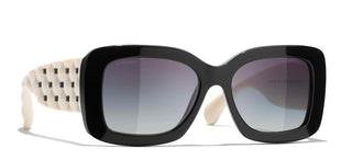 CHANEL CH 5483 women Black Rectangle Sunglasses