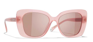 CHANEL CH 5504 women Pink Rectangle Sunglasses