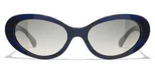 CHANEL CH 5515 women Blue Oval Sunglasses