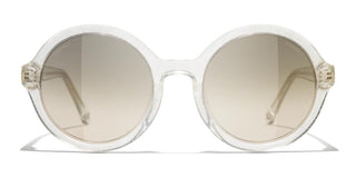 CHANEL CH 5522U women Transparent Round Sunglasses