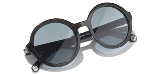 CHANEL CH 5522U women Black Round Sunglasses