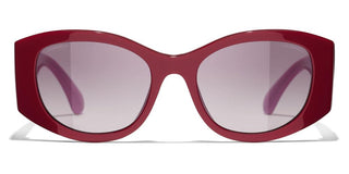 CHANEL CH 5524 women Red Oval Sunglasses