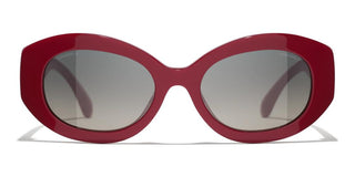 CHANEL CH 5528 women Red Oval Sunglasses