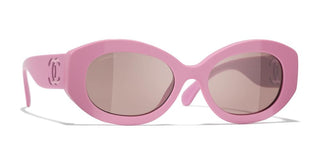 CHANEL CH 5528 women Pink Oval Sunglasses