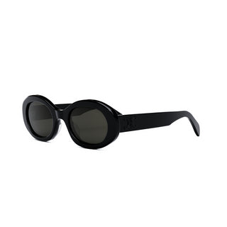 CELINE Triomphe CL40194U women Black Oval Sunglasses