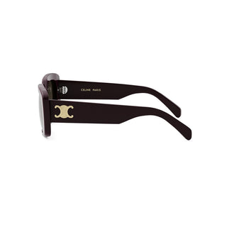 CELINE Triomphe CL40216U women Violet Rectangle Sunglasses