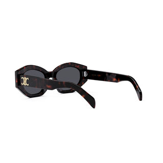 CELINE Triomphe CL40238U women Havana Cat Eye Sunglasses