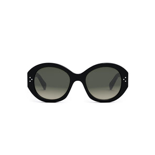 CELINE CELINE 3 Dots CL40240I women Black Round Sunglasses