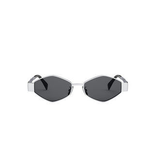 CELINE Triomphe CL40254U women Grey Geometric Sunglasses