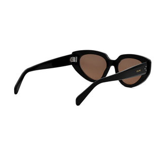 CELINE CELINE 3 Dots CL40286I women Black Cat Eye Sunglasses