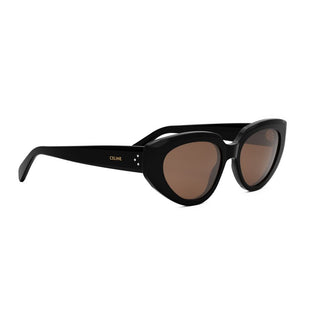 CELINE CELINE 3 Dots CL40286I women Black Cat Eye Sunglasses