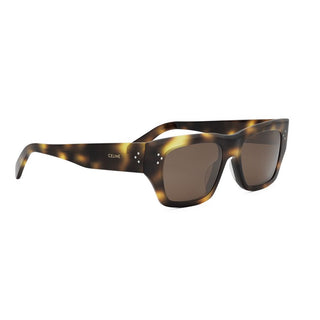 Celine Celine 3 Dots Hd Cl40297u Men Havana Geometric Sunglasses