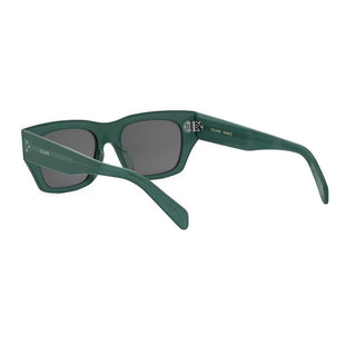 CELINE CELINE 3 Dots HD CL40297U men Green Geometric Sunglasses