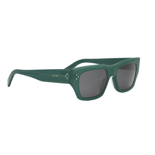 CELINE CELINE 3 Dots HD CL40297U men Green Geometric Sunglasses