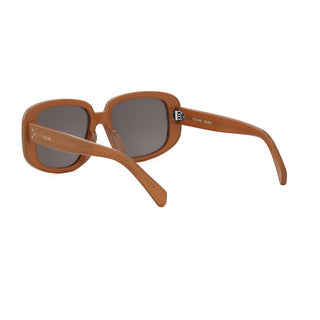 Celine Celine 3 Dots Cl40299u Women Brown Geometric Sunglasses