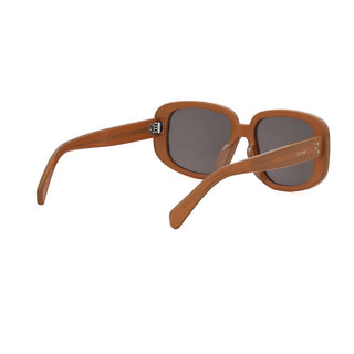 Celine Celine 3 Dots Cl40299u Women Brown Geometric Sunglasses