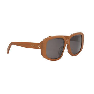 Celine Celine 3 Dots Cl40299u Women Brown Geometric Sunglasses