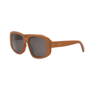 Celine Celine 3 Dots Cl40299u Women Brown Geometric Sunglasses