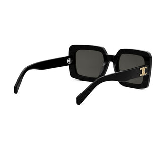 CELINE Triomphe CL40304U women Black Squared Sunglasses