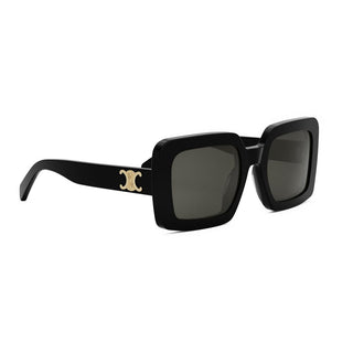 CELINE Triomphe CL40304U women Black Squared Sunglasses