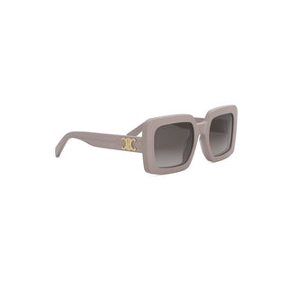 CELINE Triomphe CL40304U women Brown Squared Sunglasses