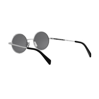 CELINE Metal CL40306U men Silver Round Sunglasses