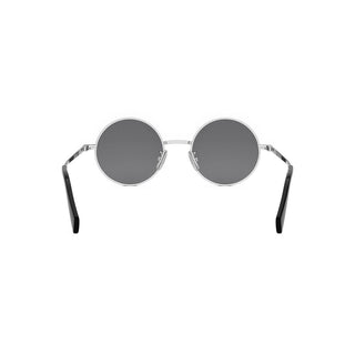 CELINE Metal CL40306U men Silver Round Sunglasses