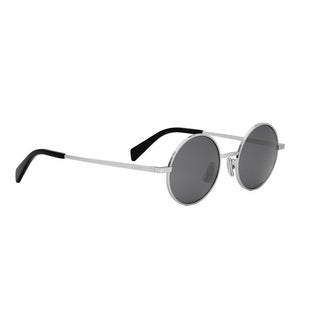 CELINE Metal CL40306U men Silver Round Sunglasses