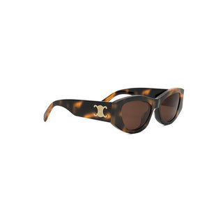 CELINE Triomphe CL40308U women Havana Geometric Sunglasses