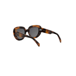 Celine Celine 3 Dots Cl40309i Women Havana Butterfly Sunglasses