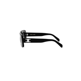 CELINE Triomphe CL40313U men Black Rectangle Sunglasses