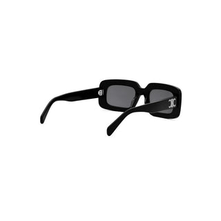 CELINE Triomphe CL40313U men Black Rectangle Sunglasses