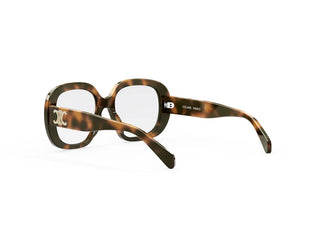 CELINE Triomphe CL50106I women Havana Geometric Eyeglasses