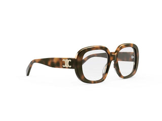 CELINE Triomphe CL50106I women Havana Geometric Eyeglasses