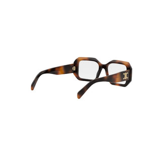 CELINE Triomphe CL50155I women Havana Rectangle Eyeglasses