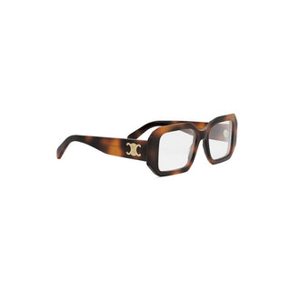 CELINE Triomphe CL50155I women Havana Rectangle Eyeglasses