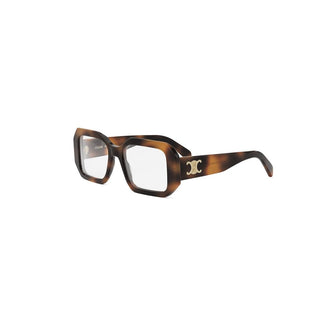 CELINE Triomphe CL50155I women Havana Rectangle Eyeglasses