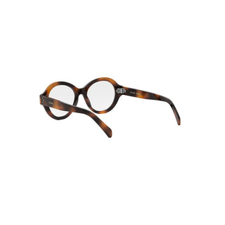 CELINE CELINE 3 Dots HD CL50157I women Havana Round Eyeglasses